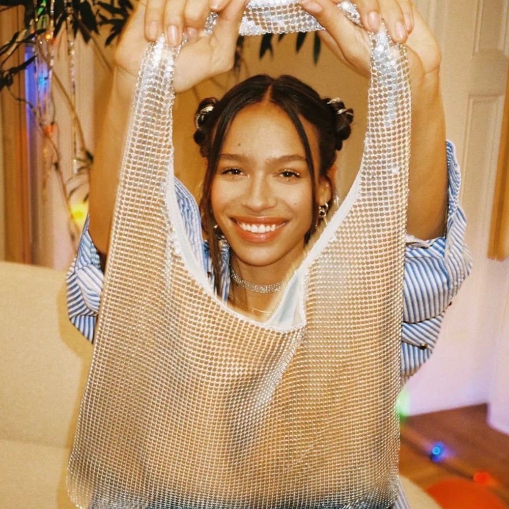 Gaia Chainmail Shoulder Bag